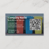 Carte De Visite Enlèvement professionnel de déchets modernes  (Devant)