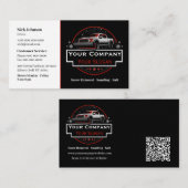 Carte De Visite Enlèvement professionnel de neige, entreprise de s (Devant / Derrière)