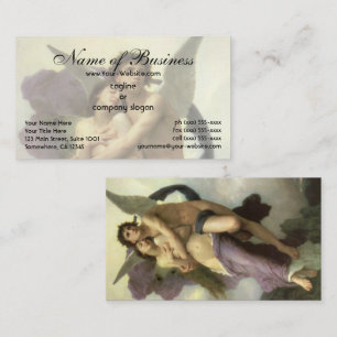 Carte De Visite Enlèvement (Ravissement) de Psyché par Bouguereau