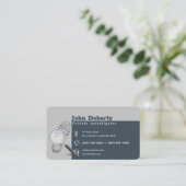 Carte De Visite Enquête privée | Inspecteur professionnel (Debout devant)