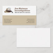 Carte De Visite Enquête privée | Inspecteur professionnel (Devant / Derrière)