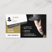 Carte De Visite Enquêtes privées | Détective Professionnelle (Devant)
