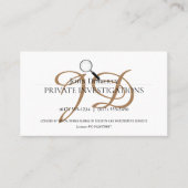 Carte De Visite Enquêtes privées | Inspecteur professionnel (Devant)