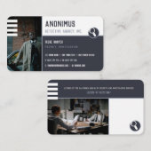 Carte De Visite Enquêtes privées | Inspecteur professionnel (Devant / Derrière)