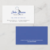 Carte De Visite Enquêtes privées | Inspecteur professionnel (Devant / Derrière)