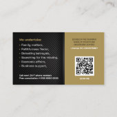 Carte De Visite Enquêtes privées | Inspecteur professionnel (Dos)