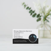 Carte De Visite Enquêteur de sécurité du détective privé (Debout devant)