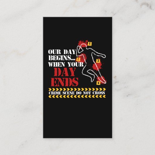 Carte De Visite Enquêteur judiciaire - Criminalité (Devant)