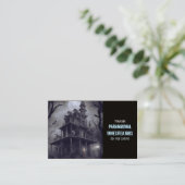 Carte De Visite Enquêteur paranormal Eerie Maison hantée (Debout devant)