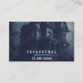 Carte De Visite Enquêteur paranormal Maison hantée (Devant)