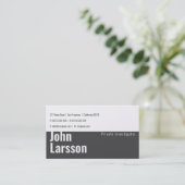 Carte De Visite Enquêteur privé | Inspecteur (Debout devant)