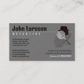 Carte De Visite Enquêteur privé | Inspecteur (Devant)