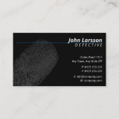 Carte De Visite Enquêteur privé | Inspecteur (Devant)