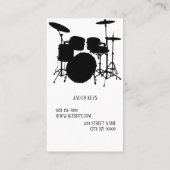 Carte De Visite Enregistrement Studio Music Shop (Dos)