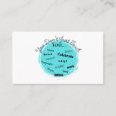 Carte de visite enseignant (Devant)