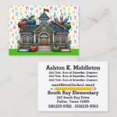 Carte de visite enseignant (Devant / Derrière)