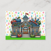 Carte de visite enseignant (Devant)