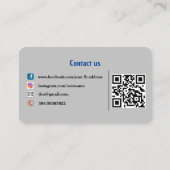 Carte de visite enseignant (Dos)