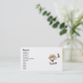 Carte De Visite Enseignant (Debout devant)