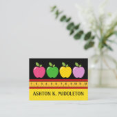 Carte de visite enseignant (Debout devant)