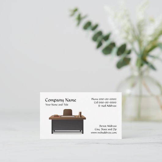 Carte de visite enseignant (Debout devant)