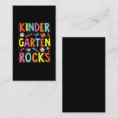 Carte De Visite Enseignant à l'école maternelle Instructeur à l'éc (Devant / Derrière)