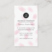 Carte De Visite Enseignant de Fitness Afro à la mode (Dos)