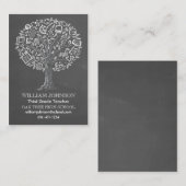 Carte de visite enseignant de l'arbre de la connai (Devant / Derrière)