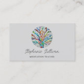 Carte De Visite Enseignant de méditation moderne unique (Devant)