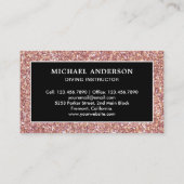 Carte De Visite Enseignant de plongée sous-marine à la Parties sci (Dos)