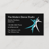 Carte De Visite Enseignant des leçons Dance Studio (Devant)