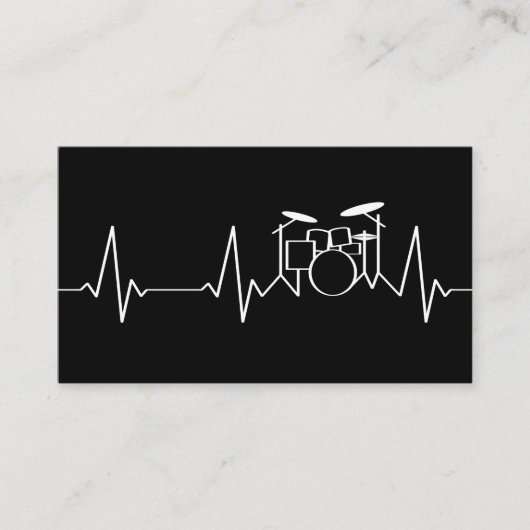 Carte De Visite Enseignant du tambour (Devant)