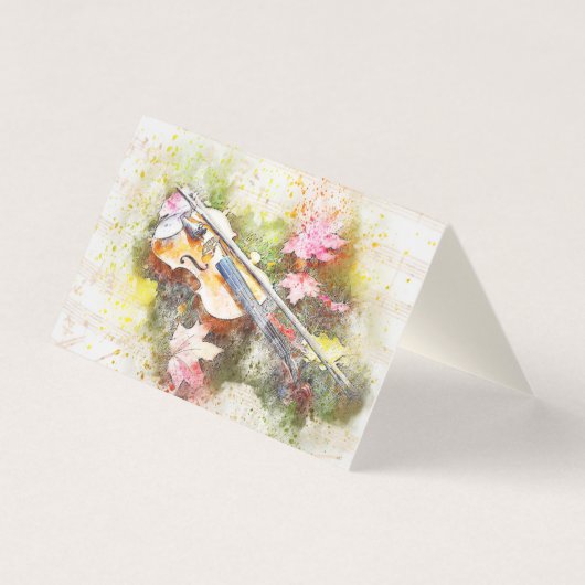 Carte De Visite Enseignant du violon (Devant)