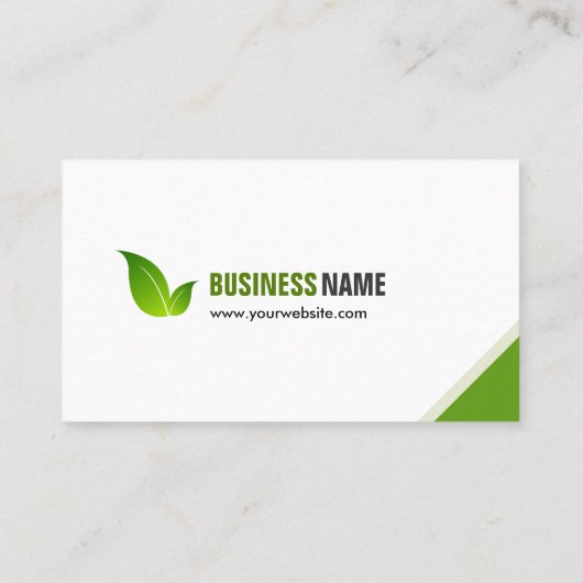 Carte De Visite Enseignant en informatique - Élégant Vert Moderne (Dos)