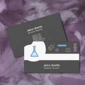 Carte de visite enseignant en sciences