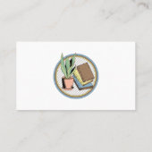 Carte De Visite Enseignant ESL Anglais Instructeur Langue Simple A (Dos)