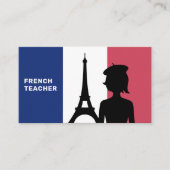 Carte De Visite Enseignant français (Devant)