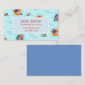 Carte De Visite Enseignant Nage Enseignant Enseignant Nage Entraîn (Devant / Derrière)