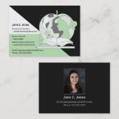 Carte De Visite Enseignant occasionnel École éducatrice pour enfan (Devant / Derrière)