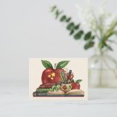 Carte de visite enseignant par SRF (Debout devant)