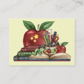 Carte de visite enseignant par SRF (Dos)