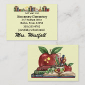 Carte de visite enseignant par SRF (Devant / Derrière)