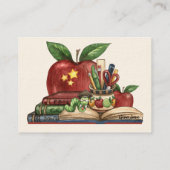 Carte de visite enseignant par SRF (Dos)