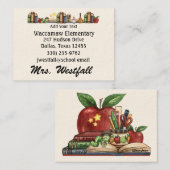 Carte de visite enseignant par SRF (Devant / Derrière)