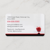 Carte De Visite Enseignant remplaçant (Dos)