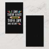 Carte De Visite Enseignant spécialisé en éducation spéciale Enfant (Devant / Derrière)