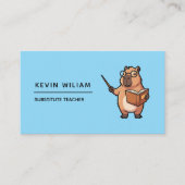 Carte de visite enseignant tuteur | Minimal (Devant)
