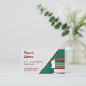 Carte De Visite Enseignant Tuteur privé (Debout devant)