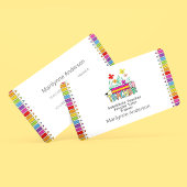 Carte De Visite Enseignant Tutor Trainer Rainbow Pencils