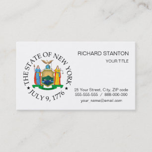 Carte De Visite enseigne de New York